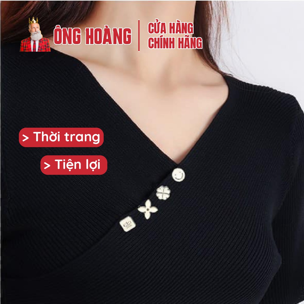 Set khuy cài áo, trâm cài áo chống lộ hàng cao cấp Nhật Bản