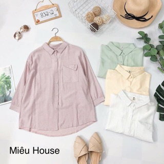 Áo sơmi kẻ sọc nhí