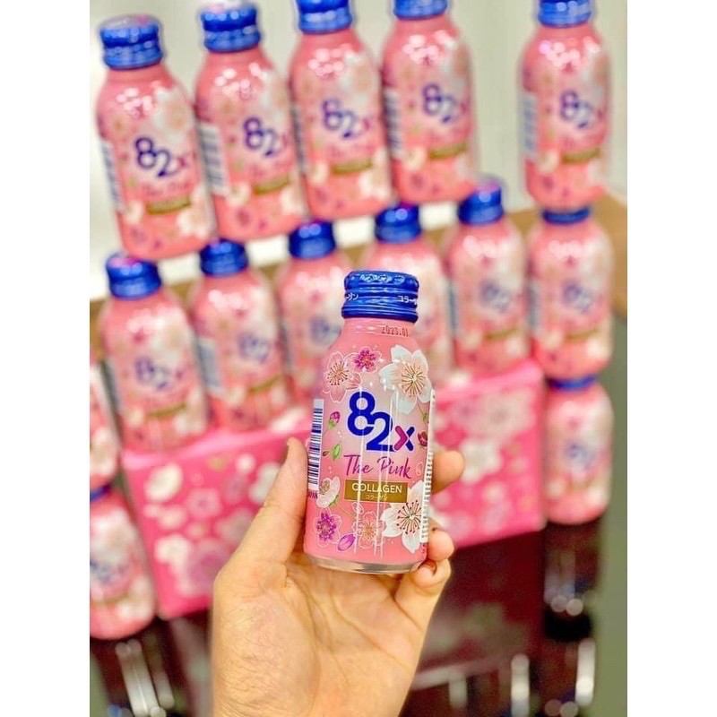 [HÀNG CÓ SẴN] The pink 82X - Nước uống đẹp da Nhật Bản