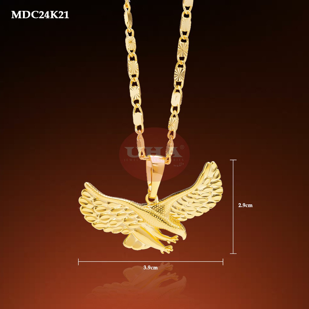 Mặt dây chuyền đại bàng Mạ Vàng 18K Cao Cấp UHA - Hàng Mới Về ( Giá Tốt Nhất ) DCNKM019