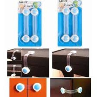 Set 2 móc khóa tủ lạnh, tủ gỗ, ngăn kéo