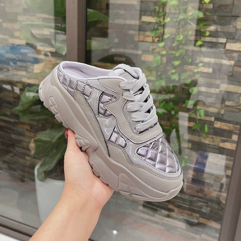 Giày thể thao hở gót trần trám sục thể thao fullbox cao cấp