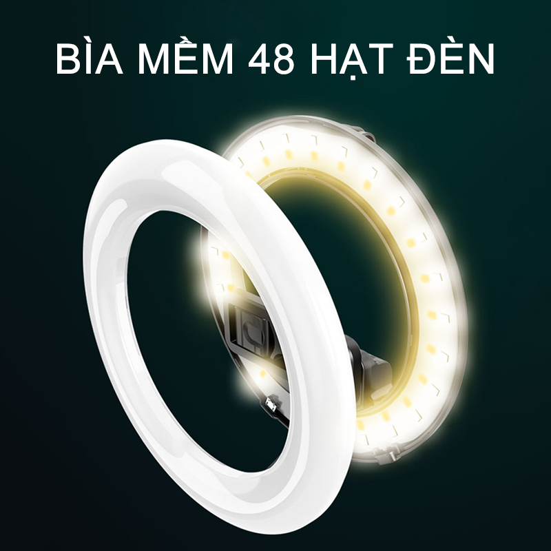 Mini Đèn Livestream - Có đèn Led sáng chụp ảnh đẹp hơn - Chụp ảnh Makeup