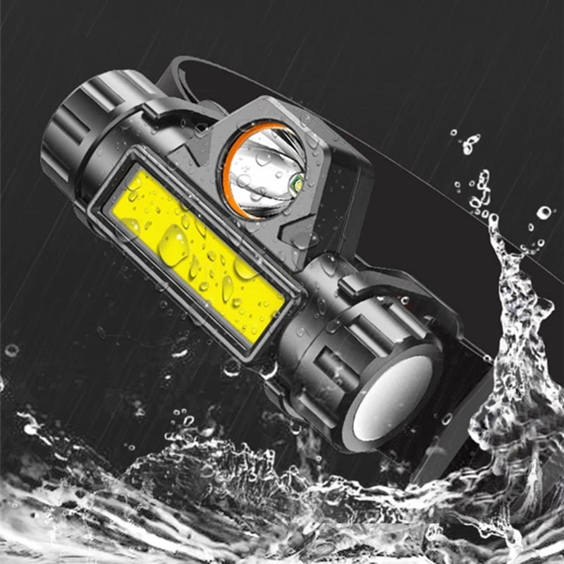 Đèn Pha LED Công Suất Cao [Đèn Pin Lithium] Có Thể Sạc Lại Bằng Cổng USB