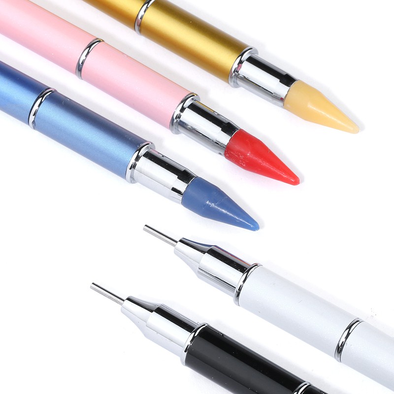 Bút Sáp Kim Loại Đính Đá Trang Trí Quần Áo