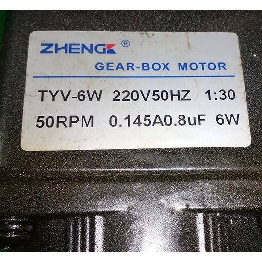Mô tơ giảm tốc 1 pha 220V đảo chiều quay