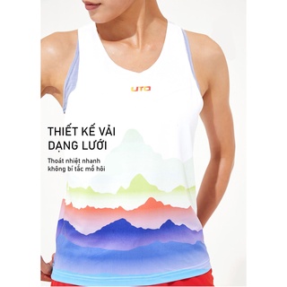 Áo singlet chạy bộ nữ UTO - Color run