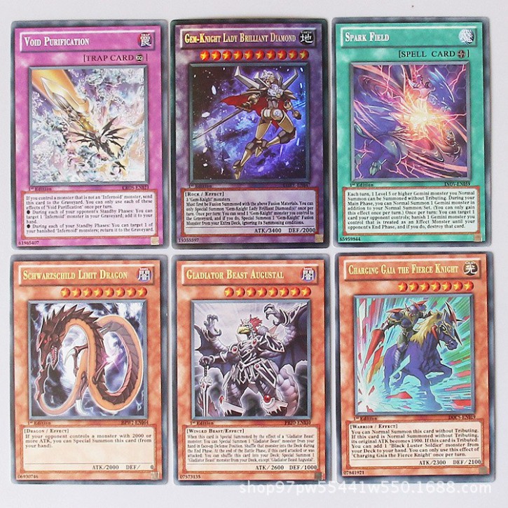 Cọc RANDOM 50 lá bài Yugi-Oh- Vua Trò Chơi tuổi thơ (có thể có rồng trắng mắt xanh)