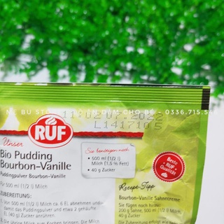 Bột pudding hữu cơ Ruf Đức 49g