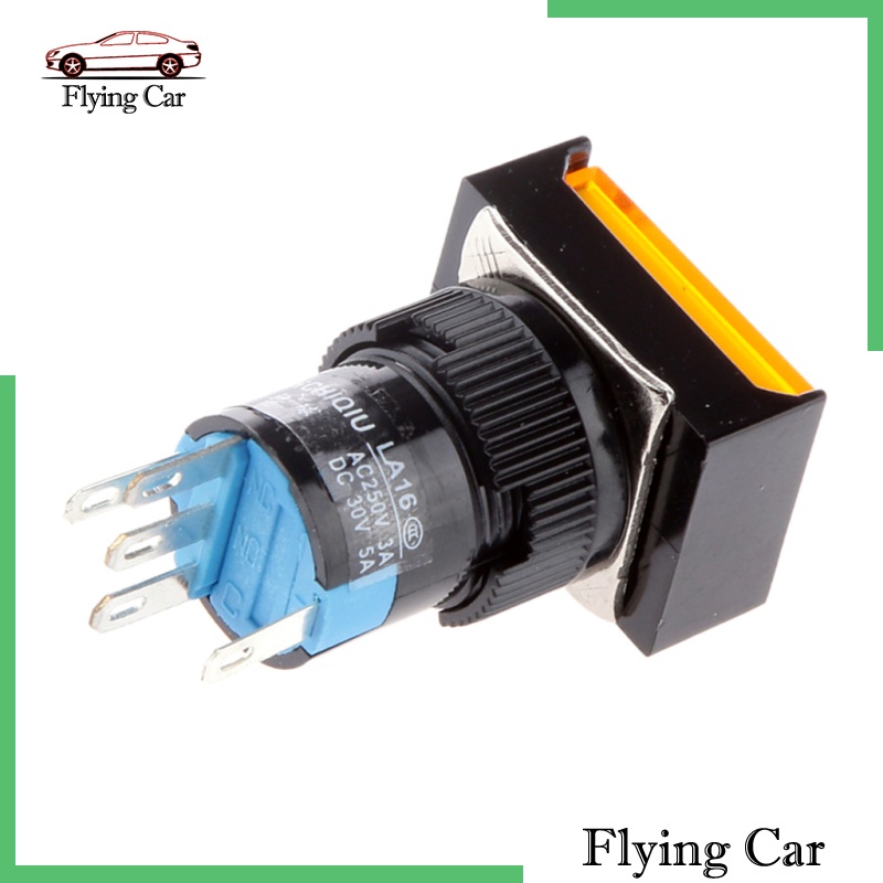 Công Tắc Nhấn Tự Động Có Đèn LED Đỏ DC 24V Lzdjfmy2