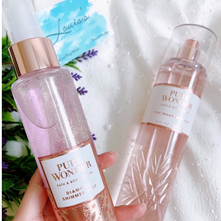 [ PURE WONDER ] Full Size - Body mist | Lotion | Tắm | Trọn bộ chăm sóc cơ thể Bath & Body Works Mỹ