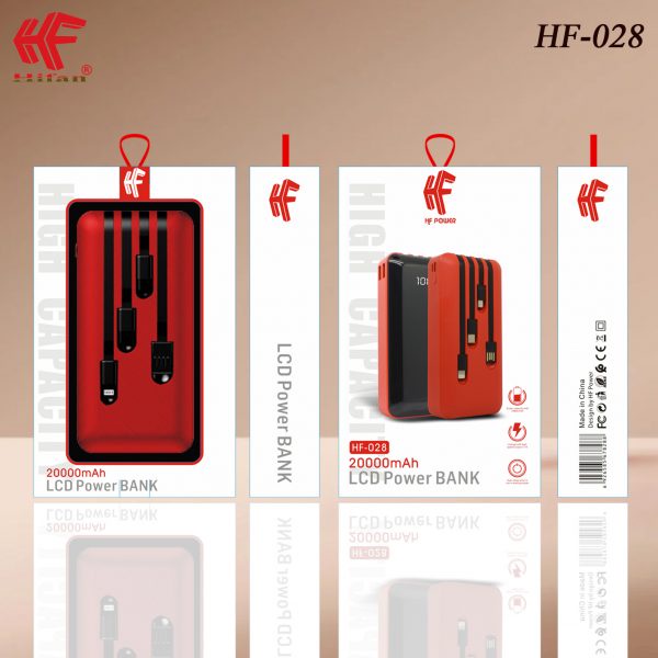 Pin Sạc Dự Phòng Kèm Dây 20000 mAh HF-028 Chính Hãng HF Hifan