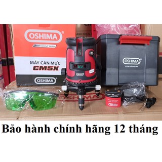 Máy cân mực Oshima 5 tia laser xanh, máy bắn cốt