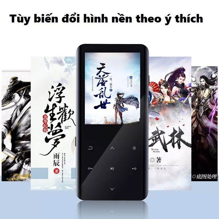 Máy nghe nhạc Ruizu D18 hỗ trợ Bluetooth 5.0 bộ nhớ trong 32G - Hifi Music Player Ruizu D18