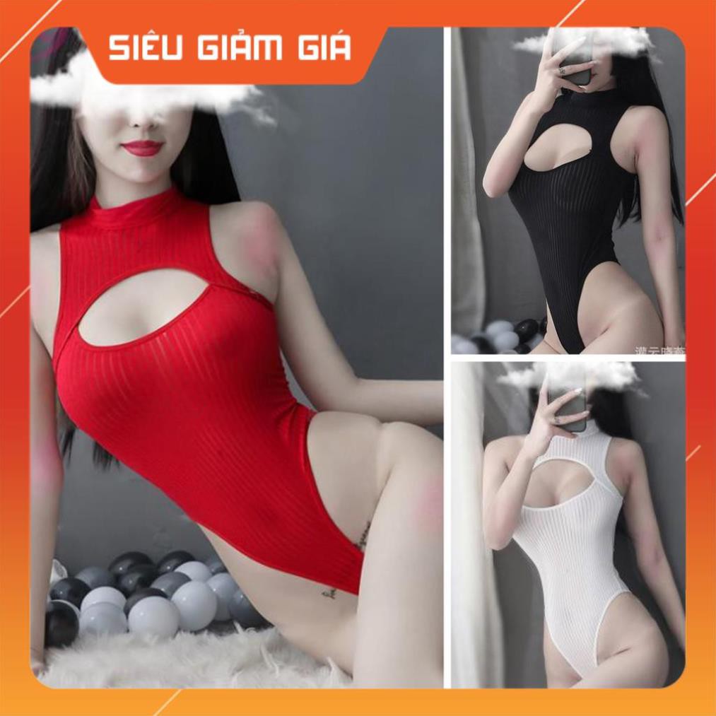 [CAO CẤP] - Đồ ngủ liền thân bodysuit thun gân Siêu gợi cảm, vải đẹp xuất sắc