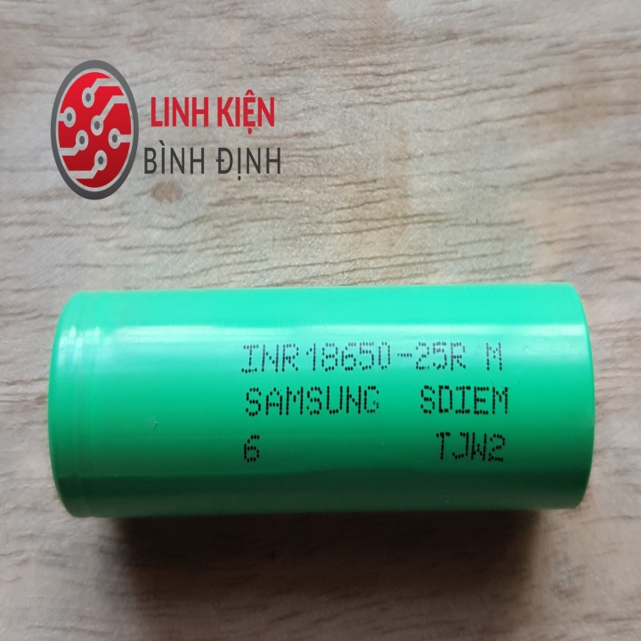 Pin samsung 18650 - 25R  chính hãng (Hàng tháo khối)