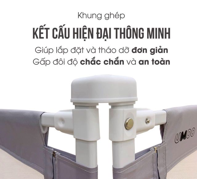 Thanh chắn giường UMOO Hàn Quốc chắc chắn nhập khẩu nguyên thùng mẫu cũ(giá từng thanh)