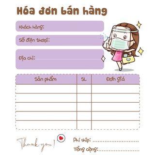 Hóa đơn bán hàng mini 1 liên tuban