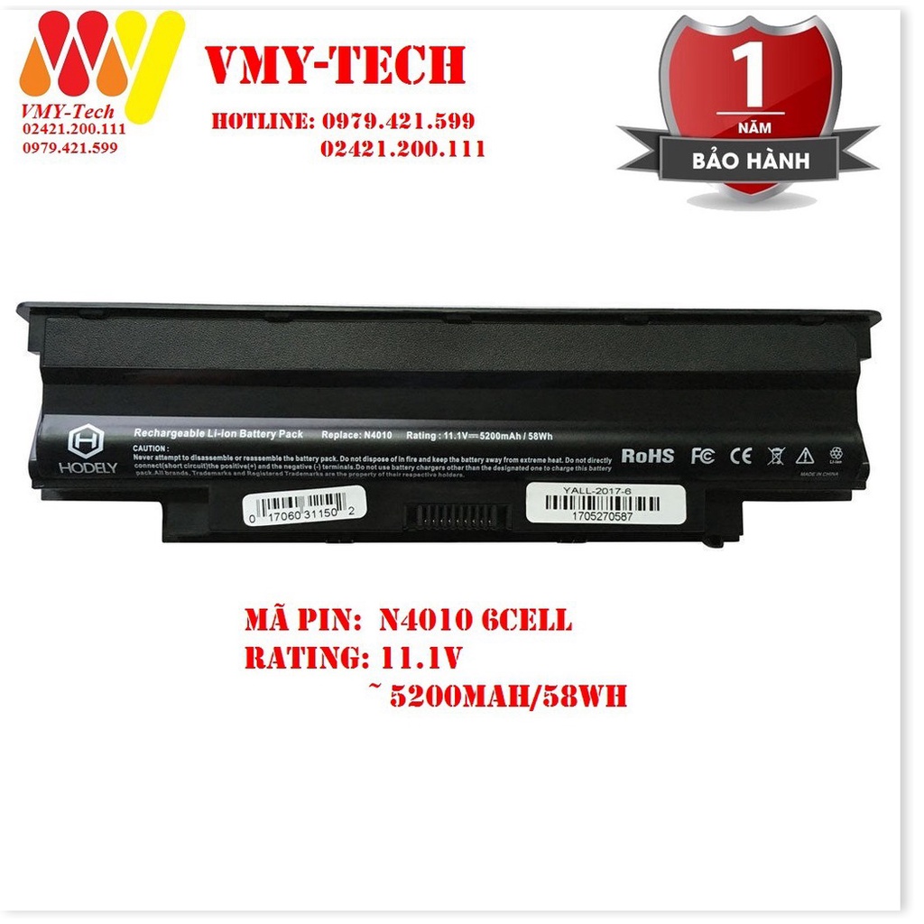 💛 Pin laptop Dell 15R N5110 N5010, N5030, N5040 N5050 💛