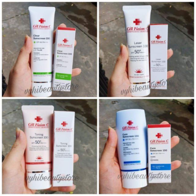 Trả order kem chống nắng cell fusion