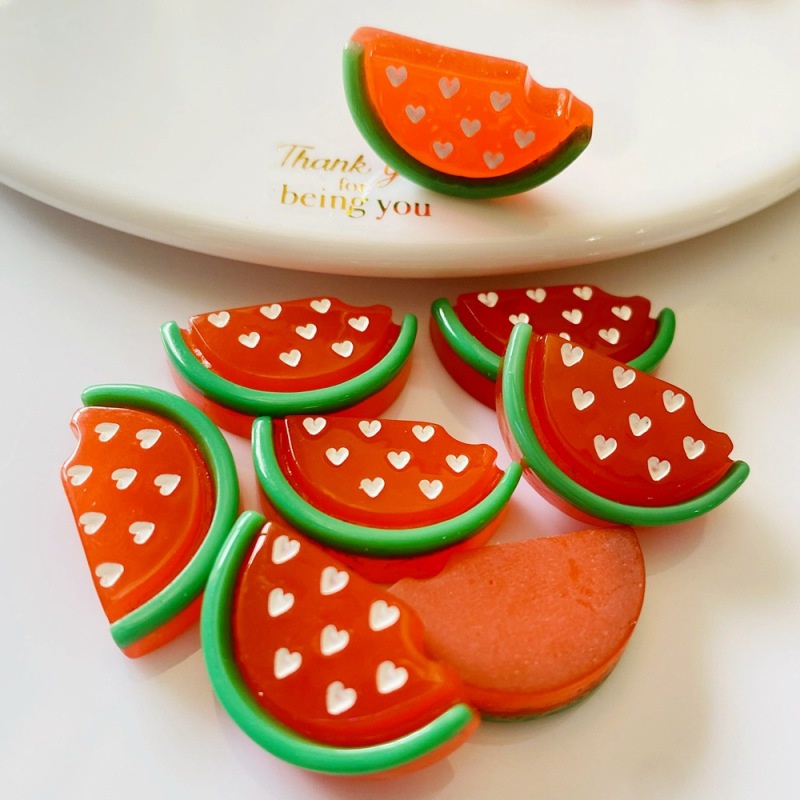 Set 10 Dây Buộc Tóc / Điện Thoại Hình Trái Cây Dễ Thương