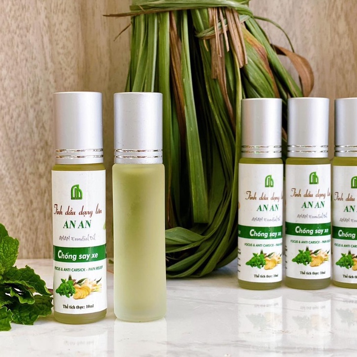 Tinh dầu lăn chống say xe, đuổi muỗi dạng chai lăn bi An An 10ml | BigBuy360 - bigbuy360.vn