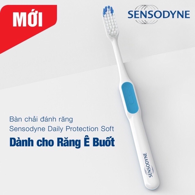 Bàn chải đánh răng dành cho răng ê buốt Sensodyne Daily Protection Soft ( Giao Màu Ngẫu Nhiên )