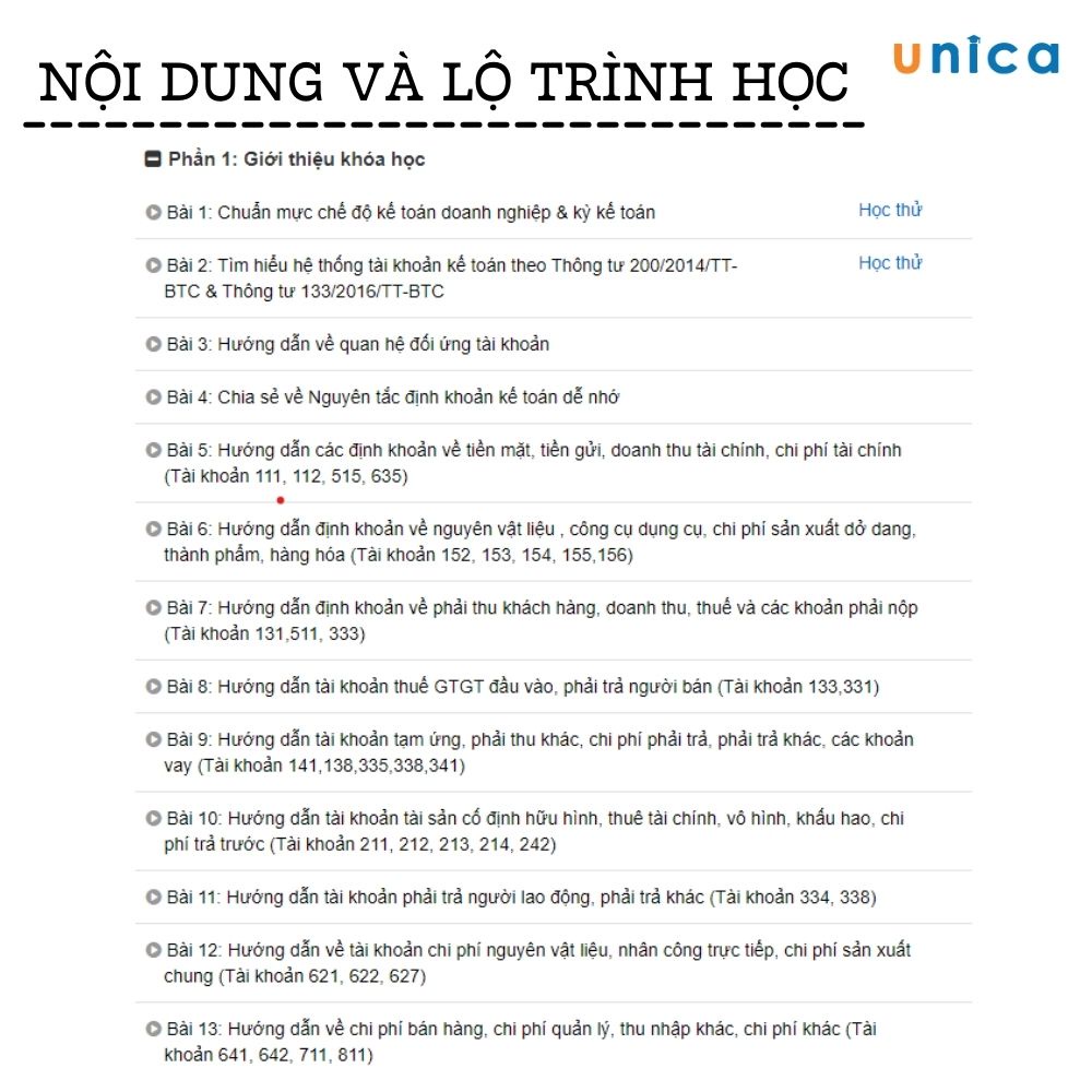Toàn quốc-  Khóa học Định khoản kế toán cho người mới bắt đầu , GV Phan Khắc Hoan UNICA.VN