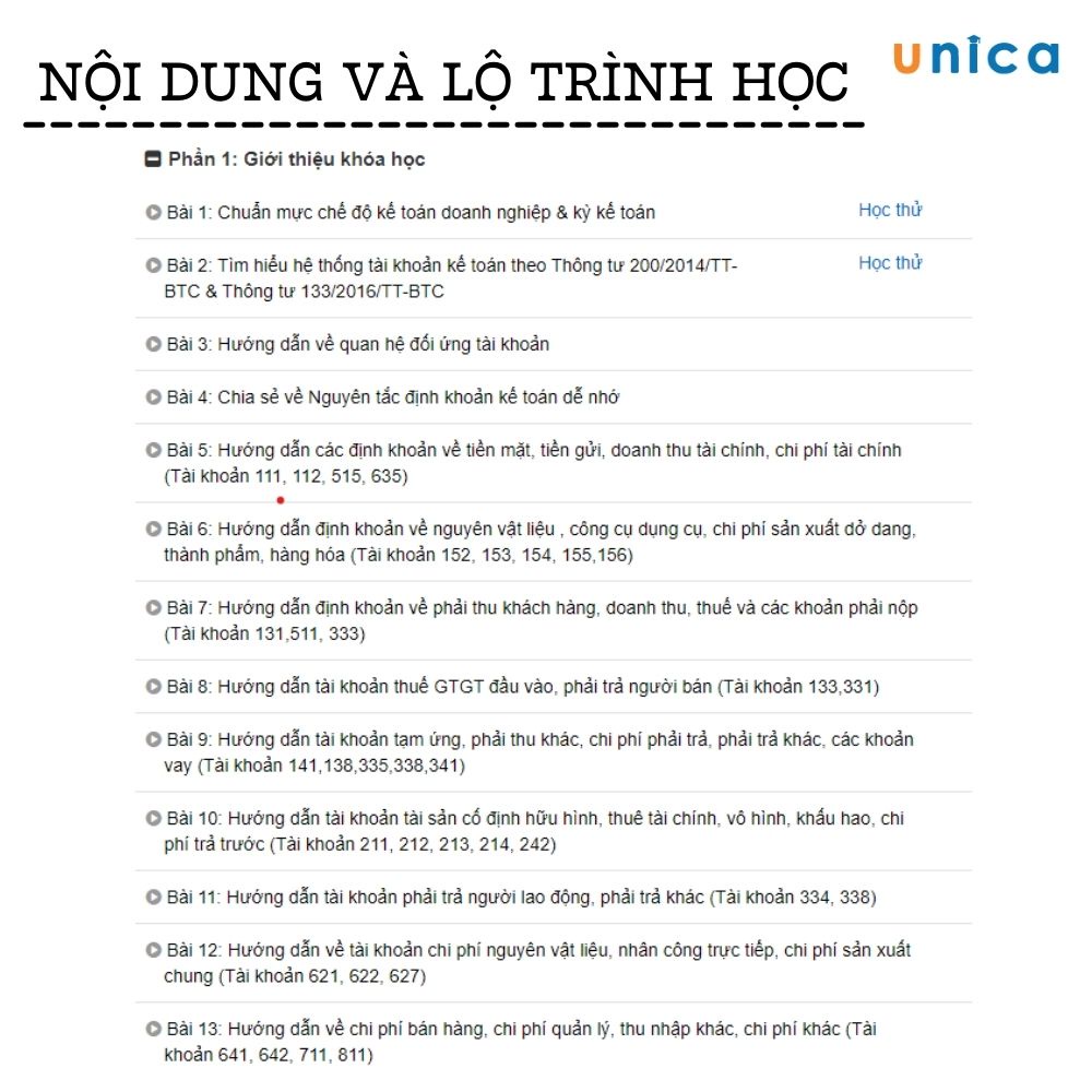 Toàn quốc- [Evoucher] Khóa học Định khoản kế toán cho người mới bắt đầu , GV Phan Khắc Hoan UNICA.VN