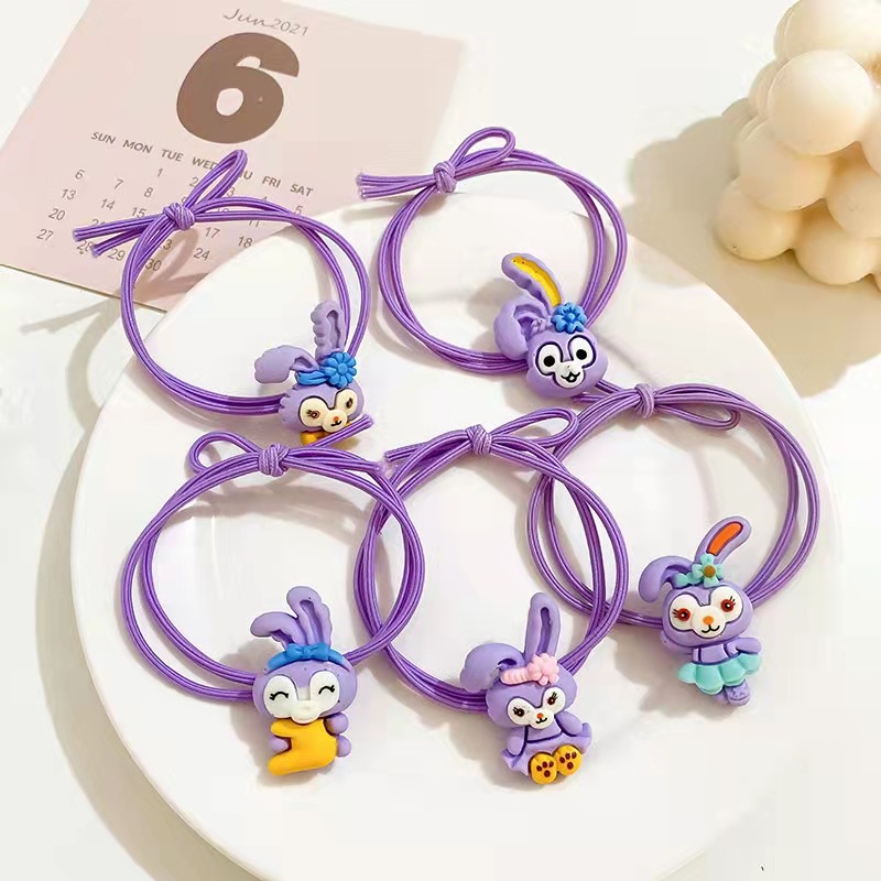 Dây Buộc Tóc Đính Hoa Cúc Thiết Kế Xinh Xắn Cho Nữ