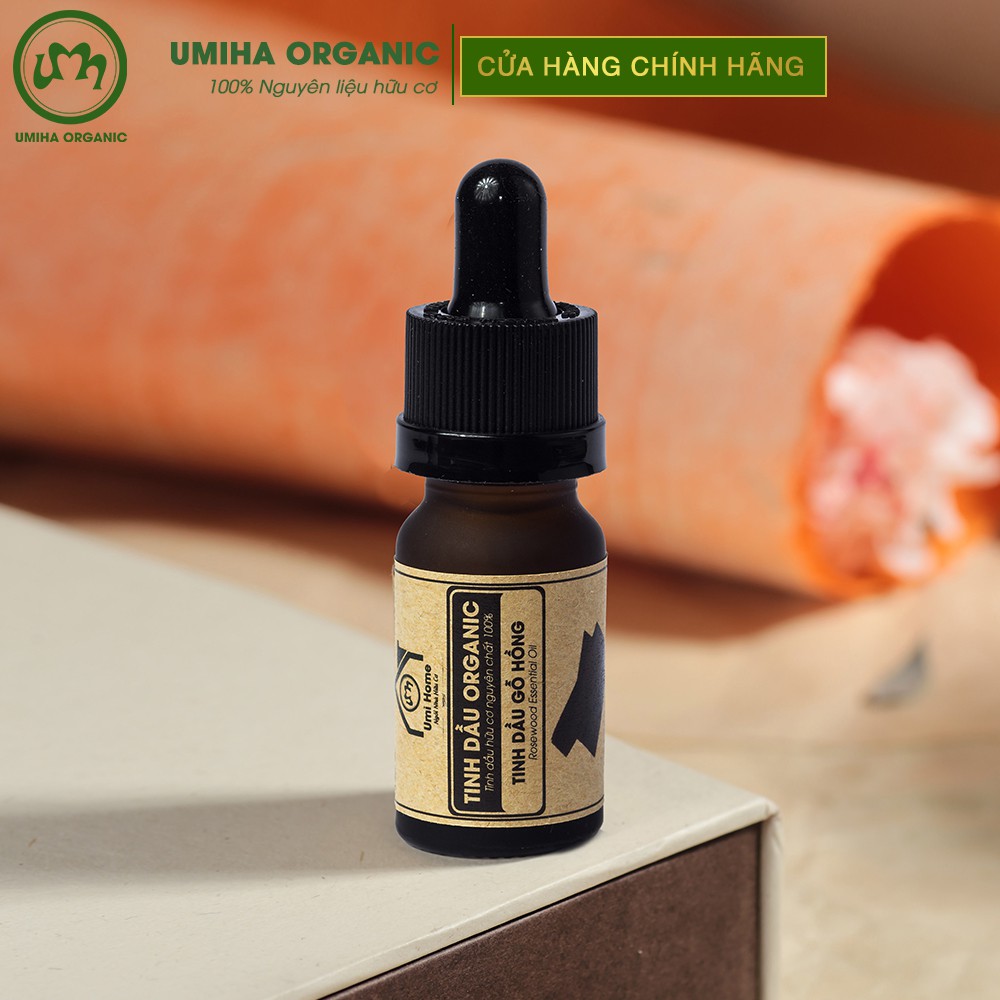 Tinh dầu Gỗ Hồng hữu cơ UMIHA nguyên chất |  Rosewood Essential Oil 100% Organic 10ml