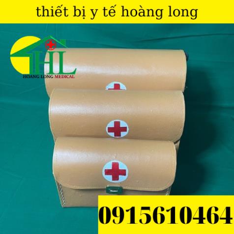 Túi Cứu Thương Chữ Thập Màu Da Bò Các Cỡ