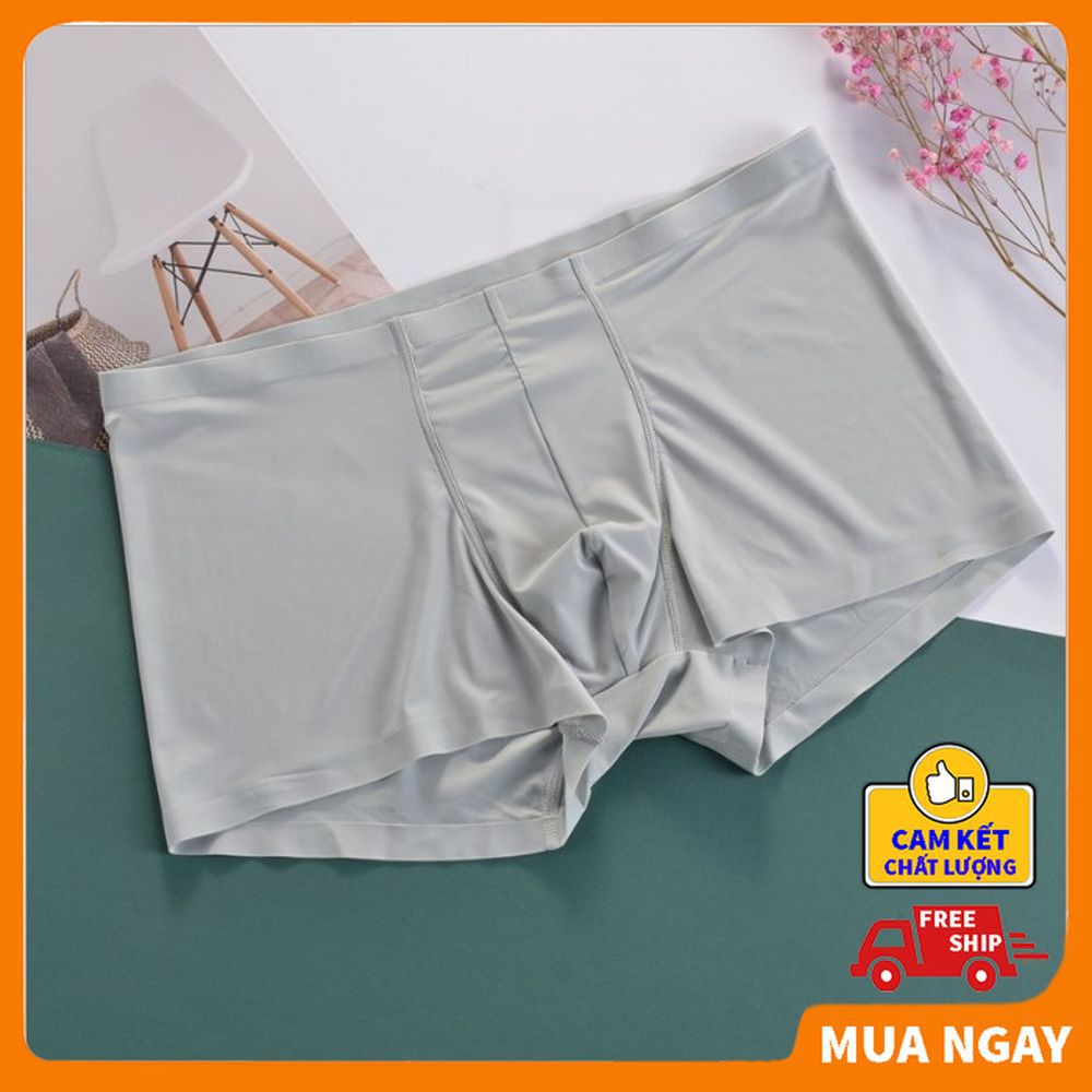 Quần lót nam thun lạnh boxer cao cấp giá rẻ ❤️ KINGSPORT ❤️ Quần lót nam tam giác boxer muji thun lạnh nam nữ mặc chung