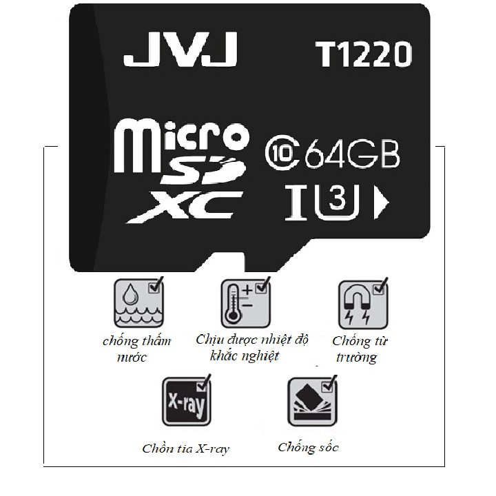 ☢️MẠI DÔ☢️ Thẻ nhớ JVJ 32GB/16GB/8GB/4GB tốc độ cao, bảo hành 5 năm chính hãng