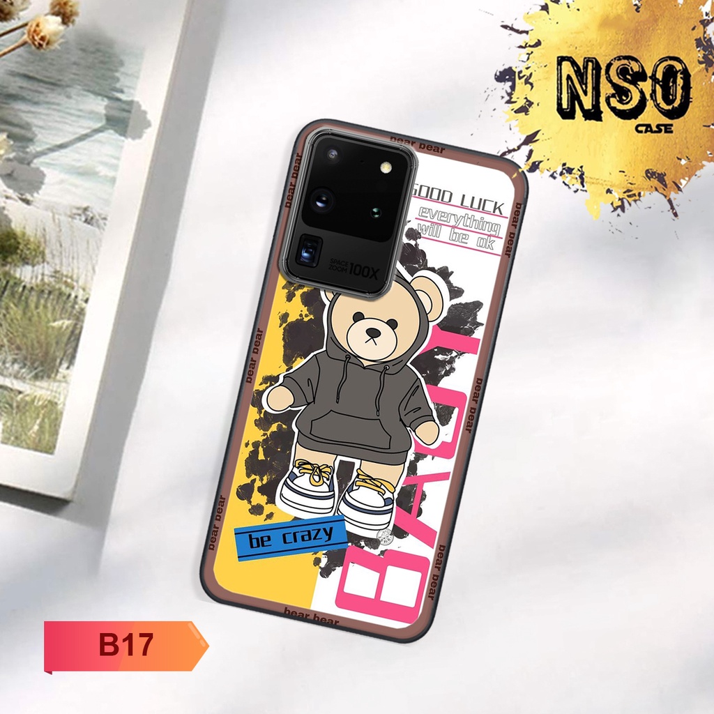 Ốp SamSung S20 Ultra In Hình Gấu Siêu Đáng Yêu