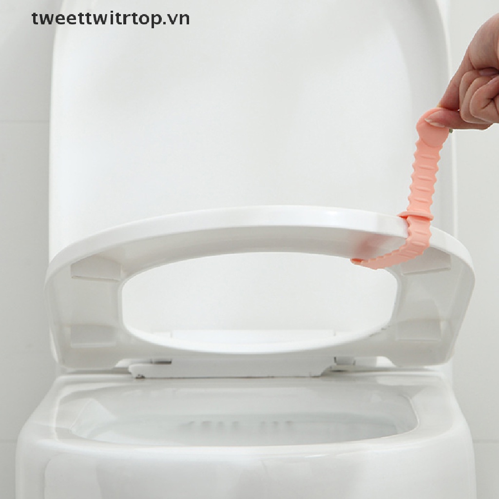 Tay cầm silicone để nhấc nắp bồn cầu chống khuẩn có thể điều chỉnh