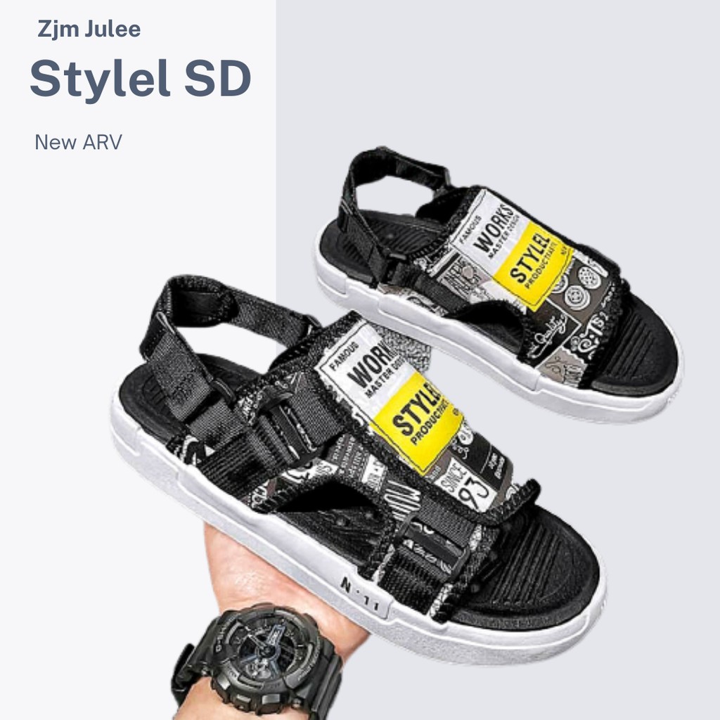 Sandal nam Stylel N11 [NEW] cao cấp - đế dày quai sau tháo rời