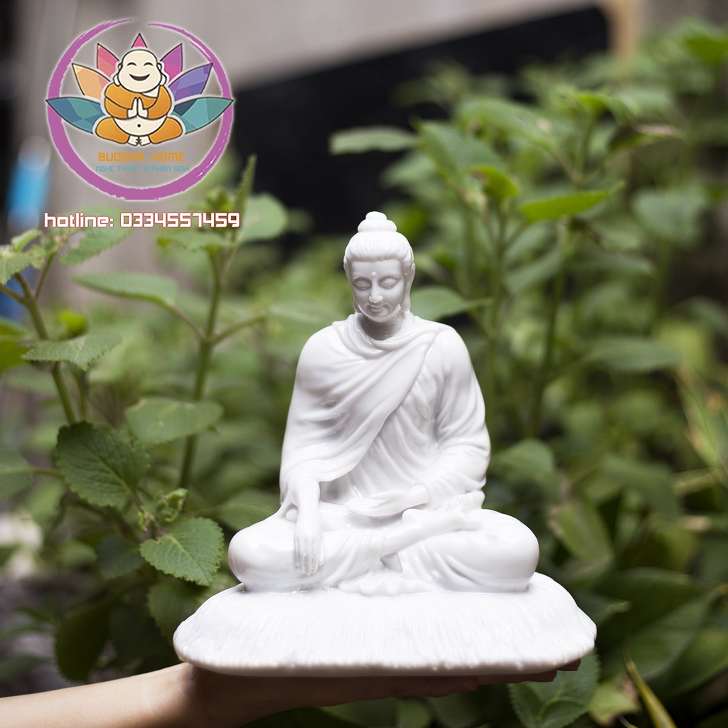 Tôn Tượng Bổn Sư 22CM phong thủy, trang trí nhà cửa, bàn trà, hồ thủy sinh