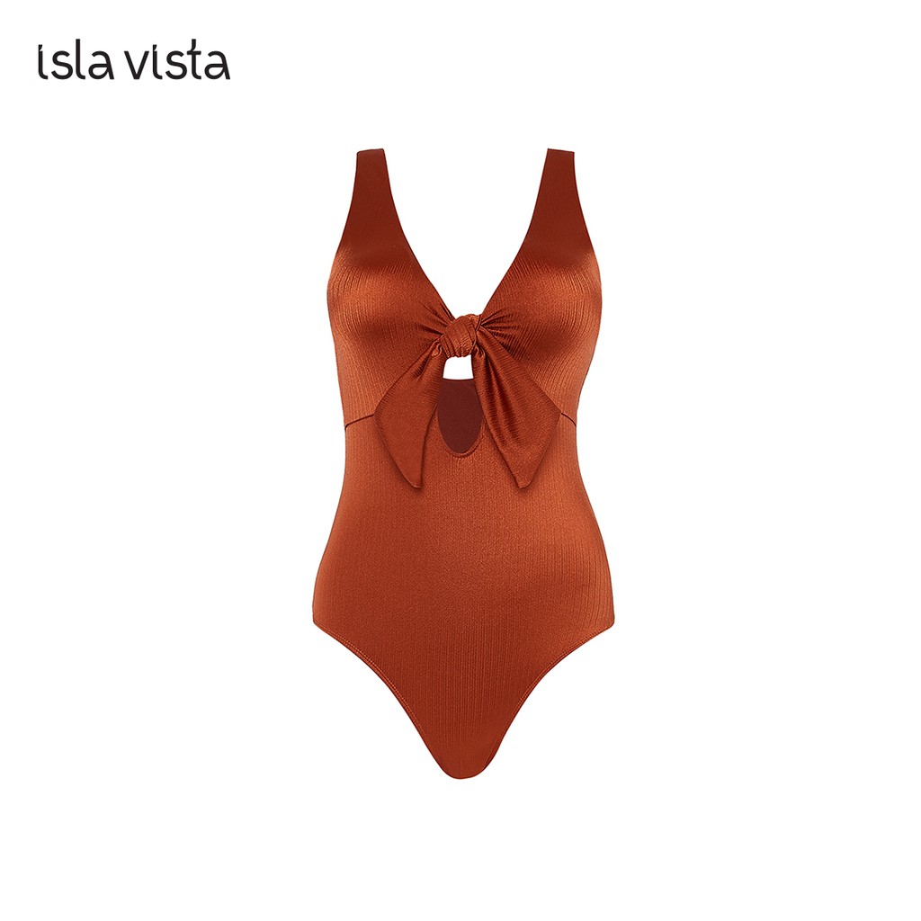 [Tặng túi Canvas] Đồ bơi nữ 1 mảnh monokini thắt nơ Isla Vista IVWM027