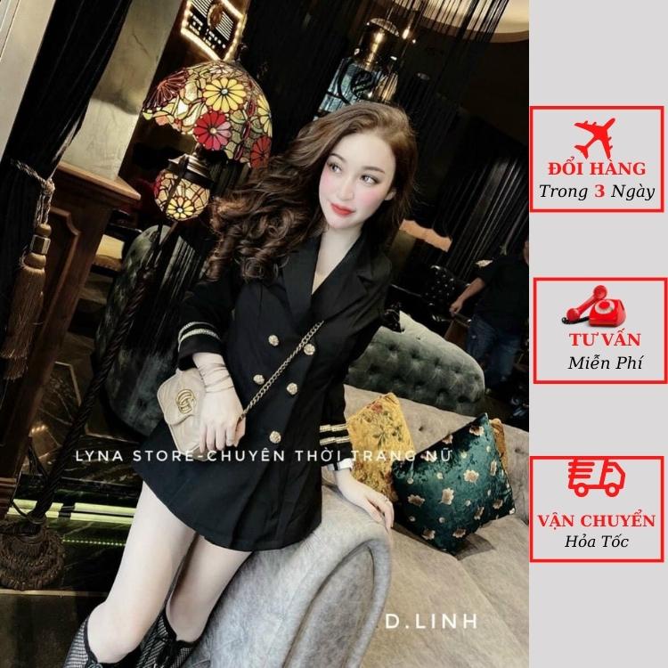 Áo khoác vest blazer nữ hoàng gia dáng dài công sở ulzzang Hàn Quốc cá tính