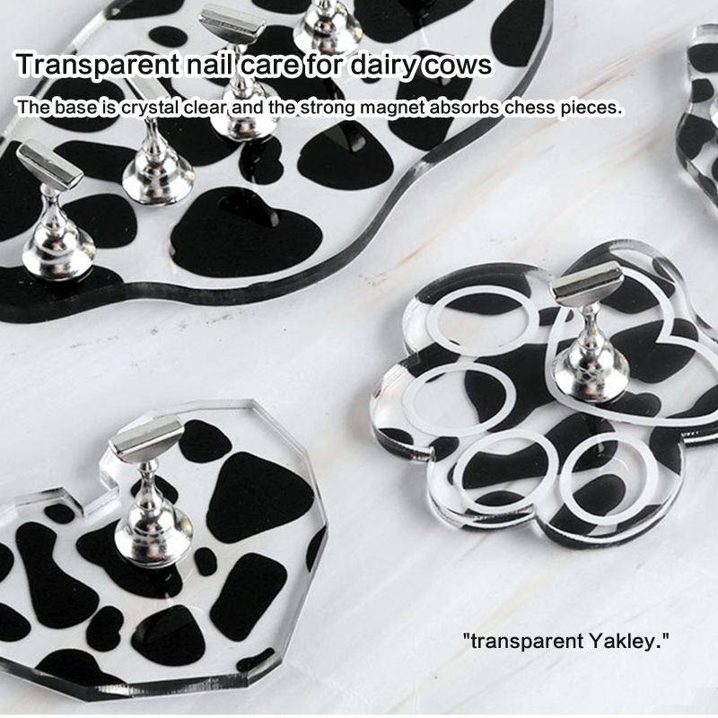 Giá Đỡ Móng Tay Giả Bằng Nhựa Acrylic Tiện Dụng Cho Vẽ Trang Trí Móng DIY