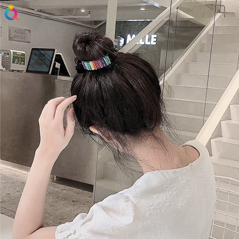 Kẹp tóc màu kẹo phong cách Hàn Quốc Huyna thời trang cho nữ