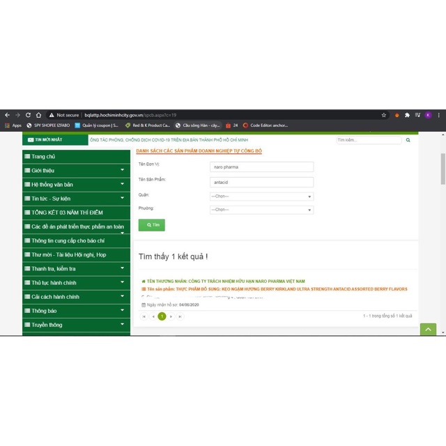 Kẹo nhai chống đầy hơi antacid kirkland 265 viên mỹ date mới