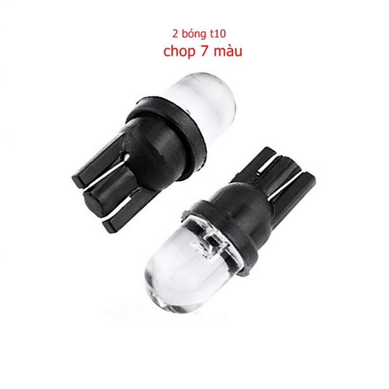 2 bóng led T10 chớp 7 màu