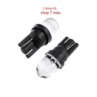 2 bóng led t10 chớp 7 màu