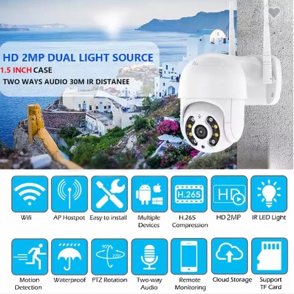 Camera Wifi Hisee-Se Thông Minh- Camera Gia Đình Chống trộm 360 Độ Đàm Thoại 2 Chiều| Kết nối Wifi