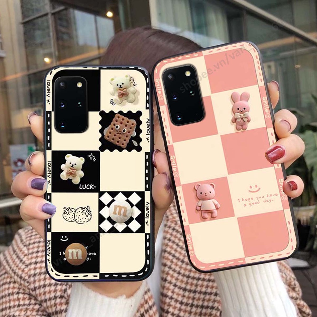 Ốp lưng Samsung S20 / S20 Plus / S20+ hình gấu, kẹo dễ thương cute