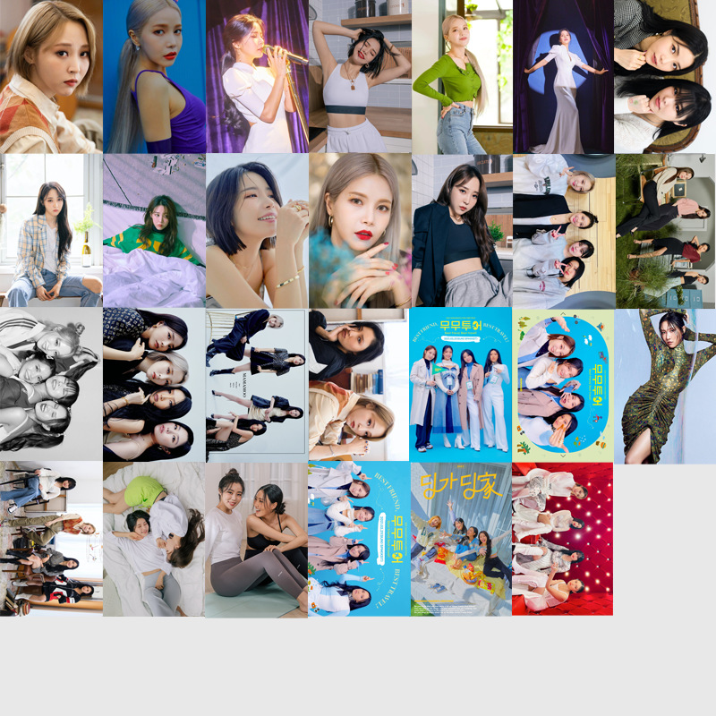 【VG】55PCS MAMAMOO Small Cards LOMO Card Ding Huiren Ode to Lehua Sawen Star mamamoo