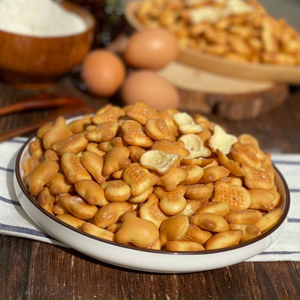 1 Kg Bánh Gấu Nhân Kem Thơm Ngon