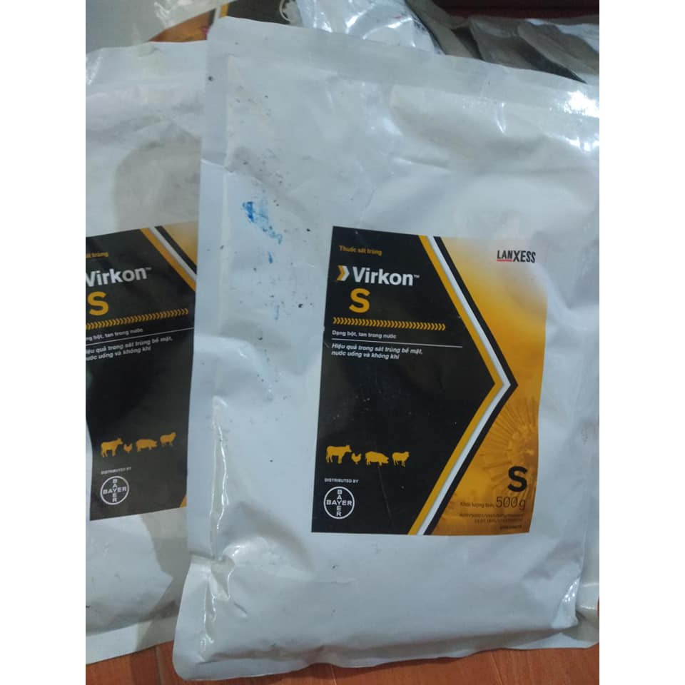 [ Hàng Chính Hãng] Virkon S (100g)  sát trùng chuồng trại, nhà vật nuôi gói chiết lẻ từ 1 kg không có bao bì